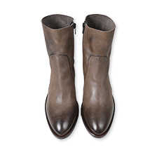 Damen-Stiefelette mit Blockabsatz