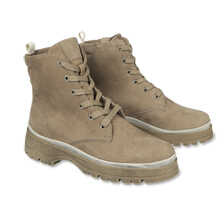 Damen-Schnrboots aus Bio-Leder