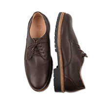 Braune Derby Schuhe pflanzlich gegerbt