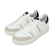 Weie Ledersneaker Nappaleder