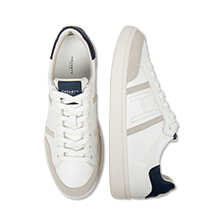 Weie Ledersneaker Nappaleder