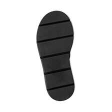 Schwarze Crossover-Sandalen