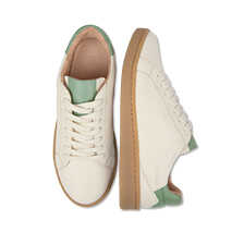 Weie Damen-Leder-Sneaker