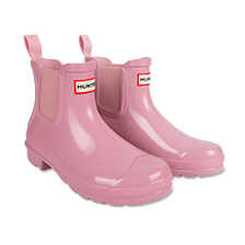 Rosa Gummi-Boots im Chelsea Style