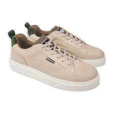 Ledersneaker mit Cupsole-Sohle