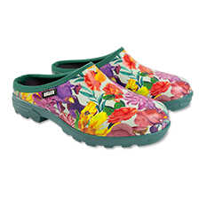 Thumbnail zu Garten-Clogs mit bunten Blumen