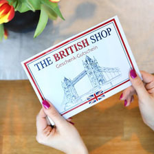  THE BRITISH SHOP Gutschein zum selbst Ausdrucken