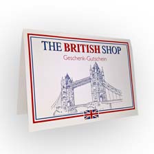  THE BRITISH SHOP Gutschein zum Bestellen