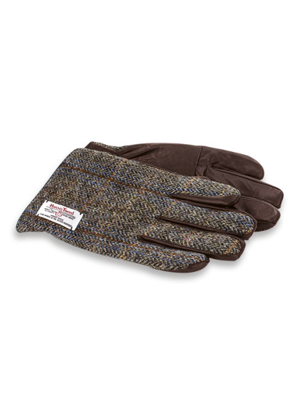 Tweed-Handschuhe aus Harris Tweed f�r Herren