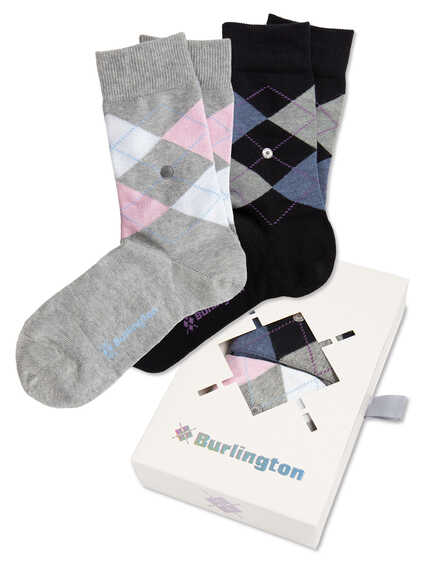 Argyle-Socken-Geschenkset