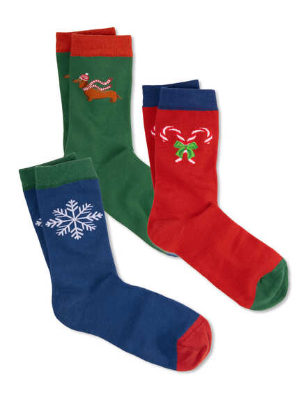 3er-Set Damensocken
