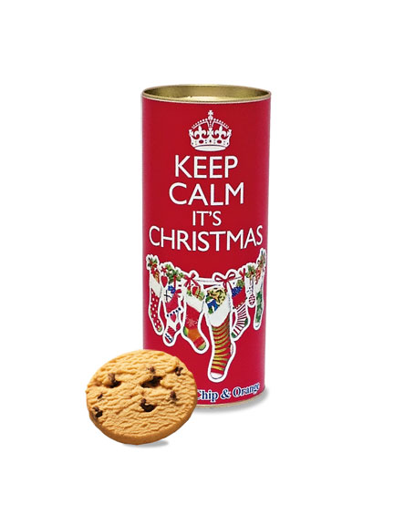 Keks-Dose mit Schokoladen-Cookies