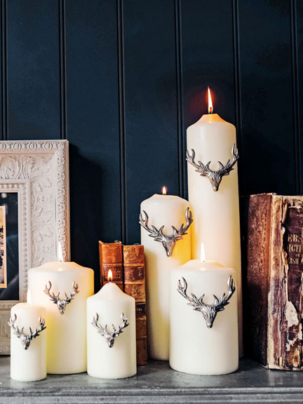 Kerzenstecker mit Hirsch