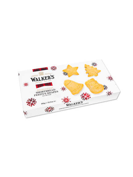 Shortbread-Geschenkpackung Festive Shapes