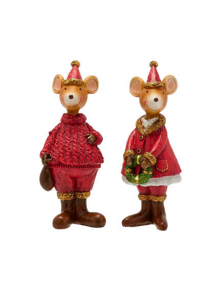Weihnachtsfiguren M�use Mila & Fred