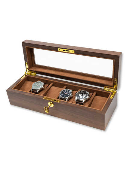 Uhrenschatulle aus Holz