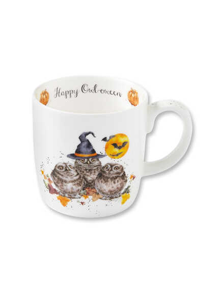 Porzellanbecher mit Eulen Happy Owloween