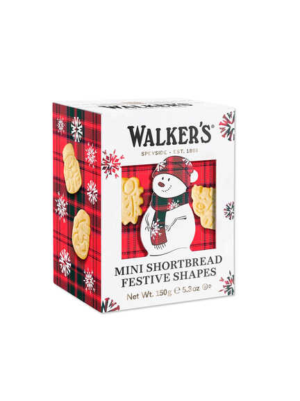 Weihnachts-Shortbread Snowman