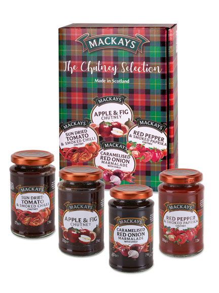 Geschenkpackung mit 4 Chutneys