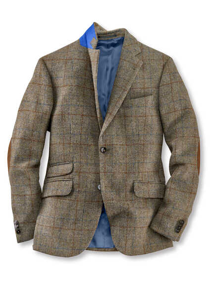 Braunes Harris-Tweed-Sakko