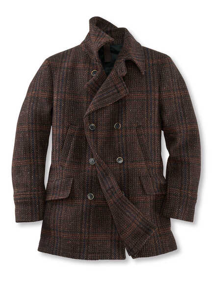 Pea Coat Glencheck
