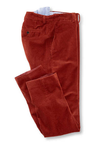 Rote Herrenhose Genua-Cord