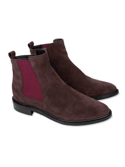 Damen Chelsea Boots Nubukleder