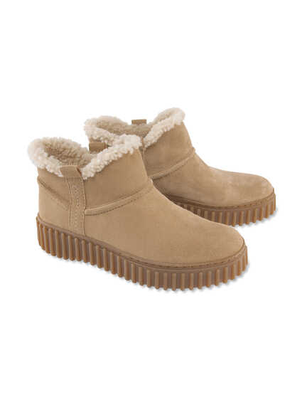 Veloursleder-Boots