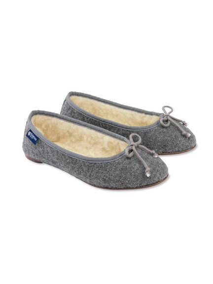 Ballerinas mit Schurwollfutter